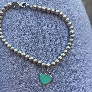 Tiffany and Co. Mini Heart Silver Bracelet